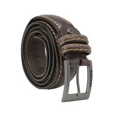 NO LIMITS MEN'S LEATHER BELT 3.5 CM NL-02