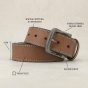 NO LIMITS CINTURA UOMO PELLE 4 CM NL-04 — vista 7