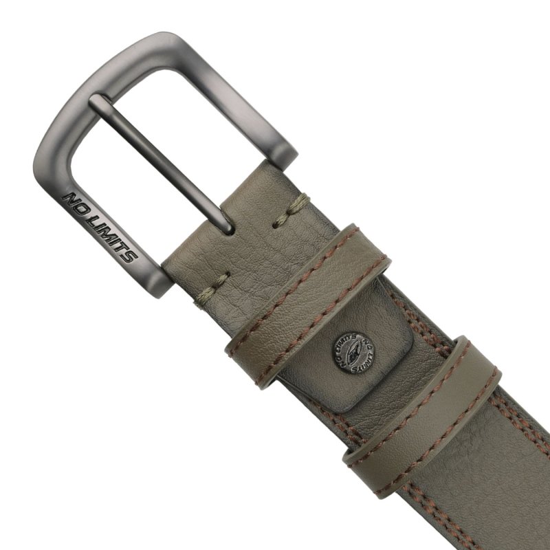 NO LIMITS MEN'S LEATHER BELT 4 CM NL-04 — view 13