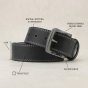 NO LIMITS MEN'S LEATHER BELT 4 CM NL-04 — view 17