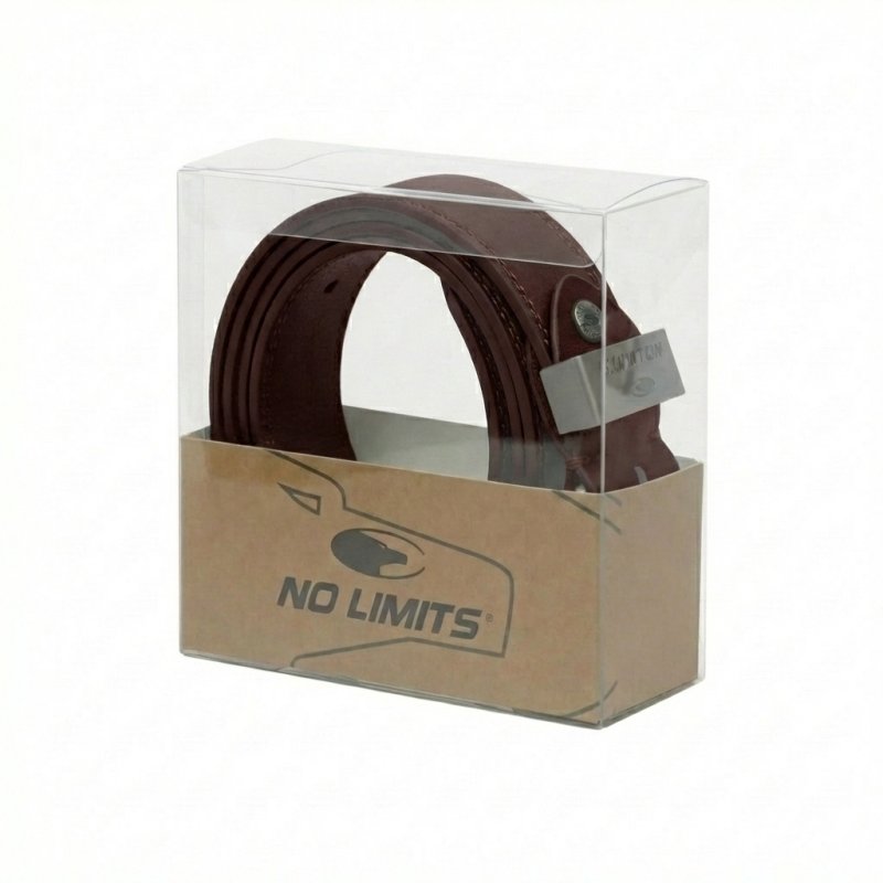 NO LIMITS CINTURA UOMO PELLE 4 CM NL-05 — vista 7
