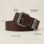 NO LIMITS CINTURA UOMO PELLE 4 CM NL-05 — vista 8
