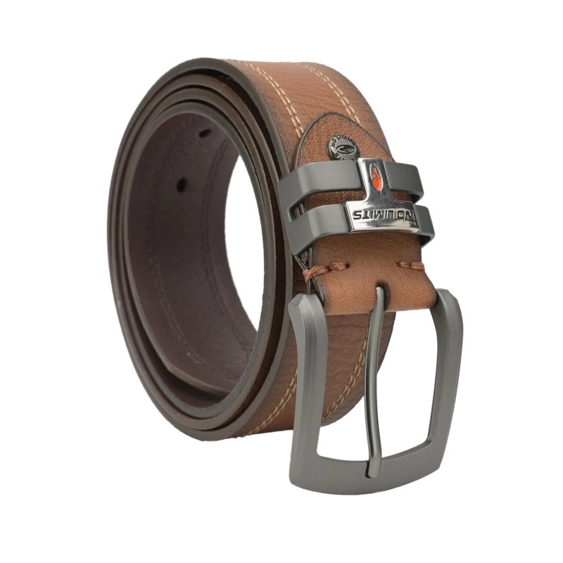 CEINTURE HOMME NO LIMITS CUIR 4 CM NL-06 — détail