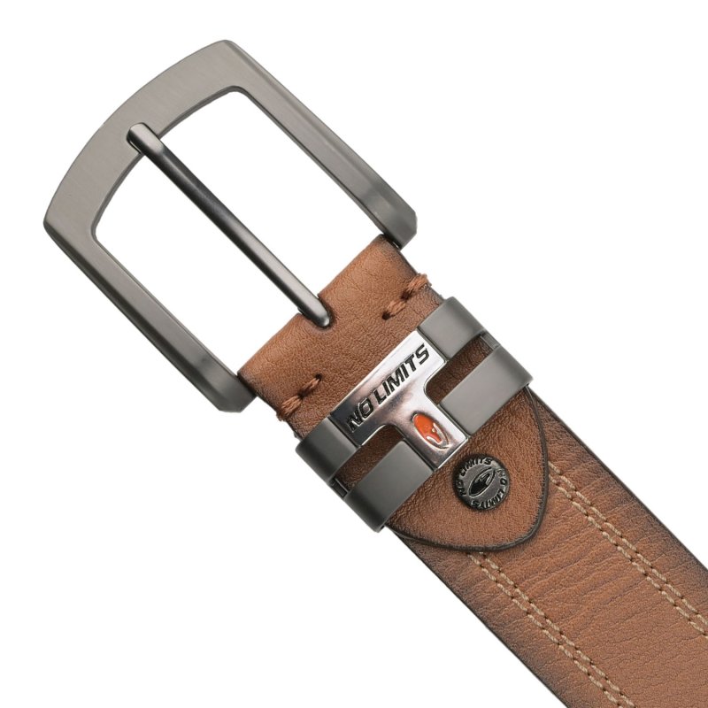 CEINTURE HOMME NO LIMITS CUIR 4 CM NL-06 — vue 7