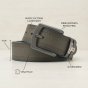 NO LIMITS HERRENGÜRTEL LEDER 4 CM NL-06 — Ansicht 10