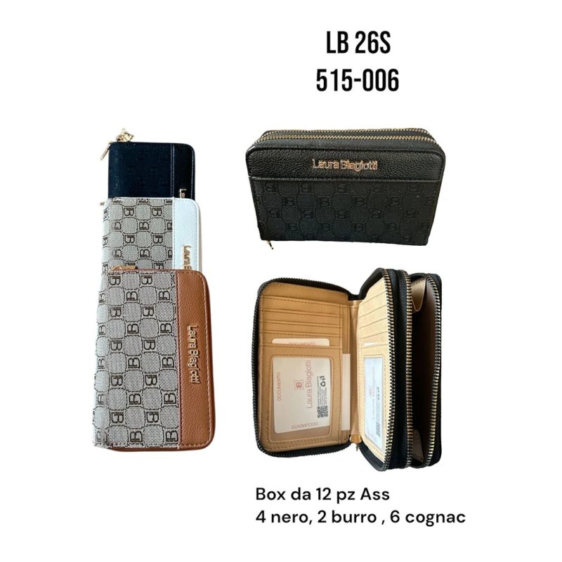 BIAGIOTTI PORTAFOGLIO DONNA PU 26S-515-006