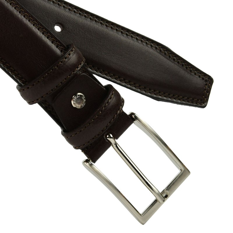 CONTE MASSIMO CINTURA UOMO 3,5CM MADE IN ITALY TAGLIE EXTRA LARGE 735 — vista 22