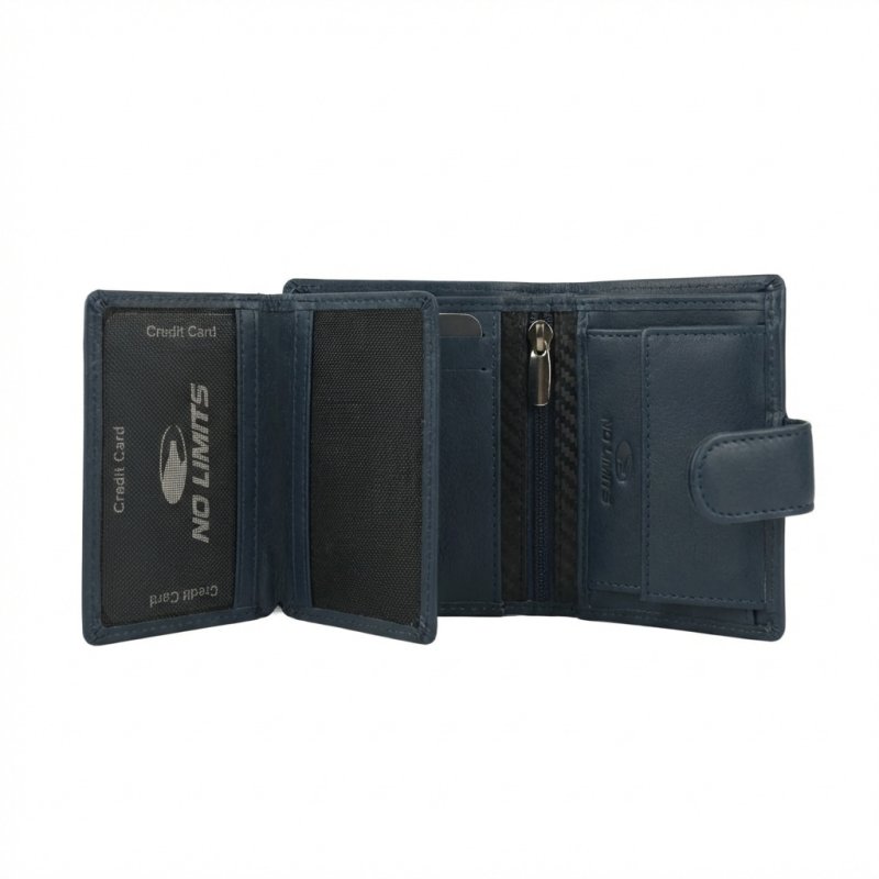 NO LIMITS Men's Genuine Leather Wallet 701-86 — back view