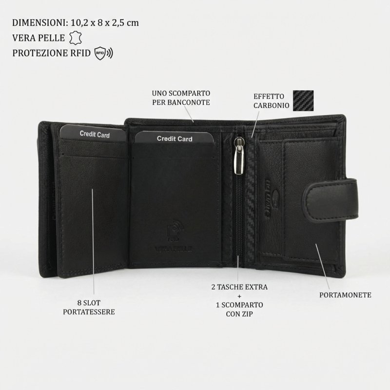 NO LIMITS PORTEFEUILLE HOMME CUIR 701-86 — vue 9