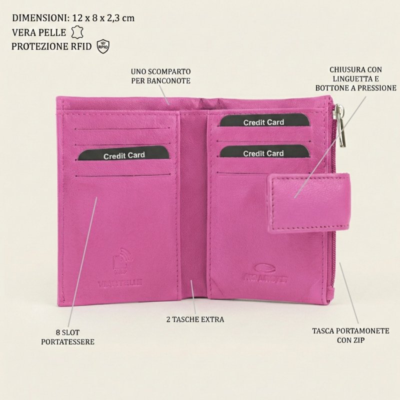 NO LIMITS CARTERA DE MUJER PIEL 818-66 — vista 8