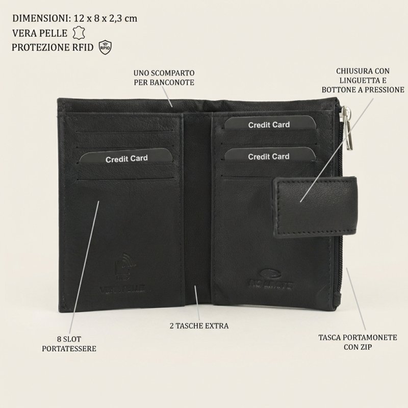 NO LIMITS Women's Genuine Leather Wallet 818 — view 11