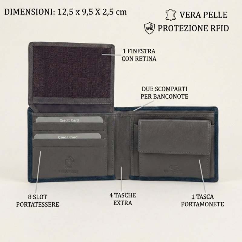 NO LIMITS PORTEFEUILLE HOMME CUIR 748 — vue 9