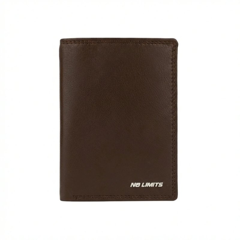 NO LIMITS Men's Vertical Genuine Leather Wallet 748-6