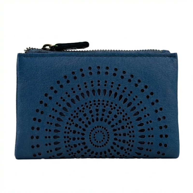 LAURA BIAGIOTTI DAMEN-BRIEFTASCHE ECHTLEDER DURCHBROCHEN LB-ART12 — Ansicht 15
