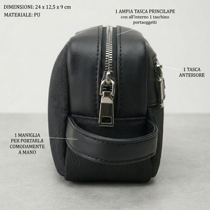 BIAGIOTTI NECESER DE VIAJE PARA HOMBRE DE PU 287 — vista 7