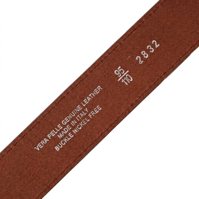CONTE MASSIMO GÜRTEL UNISEX LEDER MADE IN ITALY KROKO-OPTIK 2832 — Ansicht 15
