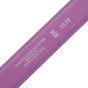 Conte Massimo Genuine Leather Belt Unisex, Made in Italy, Croc-Embossed — back view