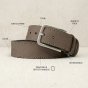NO LIMITS CINTURA UOMO PELLE 3,5 CM — dettaglio logo