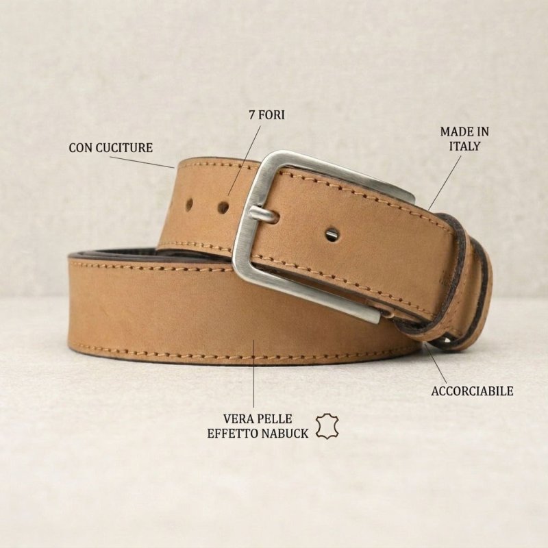 NO LIMITS CINTURA UOMO PELLE 3,5 CM — vista 26
