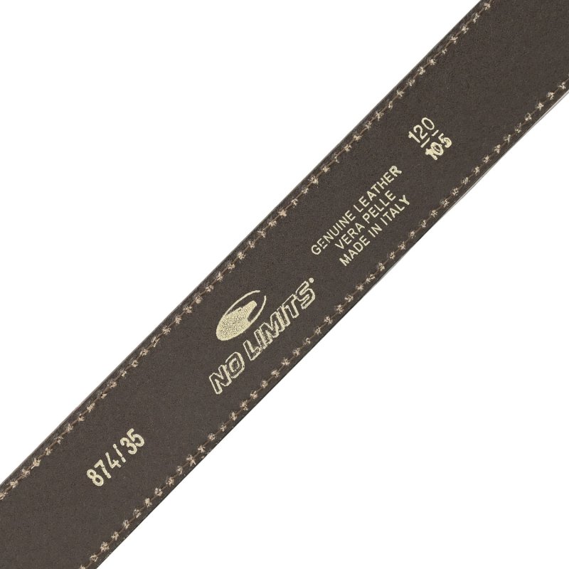 NO LIMITS Men's Vegetable-Tanned Leather Belt 4 cm — view 12