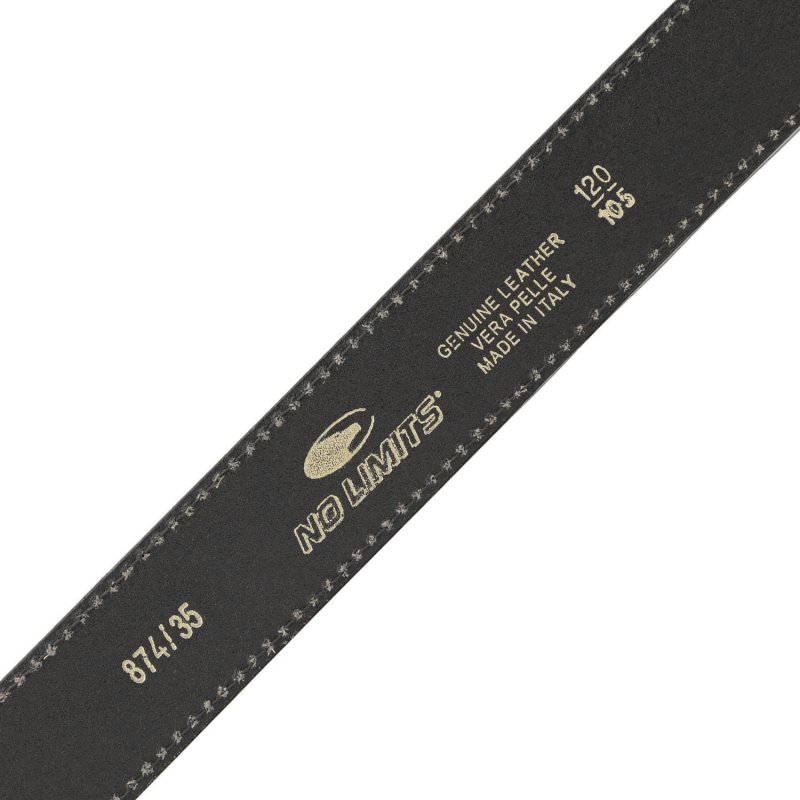 NO LIMITS Men's Vegetable-Tanned Leather Belt 4 cm — view 20