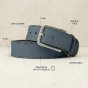NO LIMITS Men's Vegetable-Tanned Leather Belt 4 cm — view 30