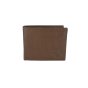 HUNT Men's Leather Wallet HU106006 — logo detail