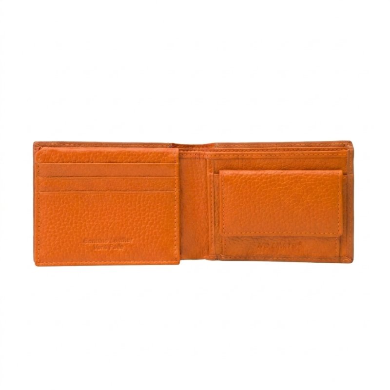 NO LIMITS Men's Slim Genuine Leather Wallet 810-992 — front view