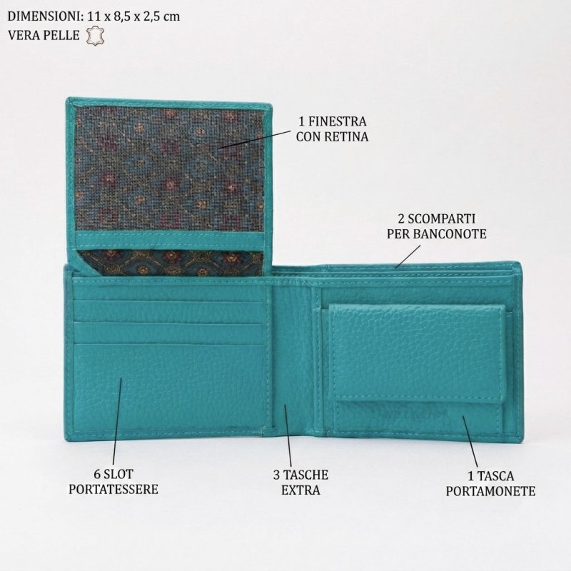 NO LIMITS Men's Slim Genuine Leather Wallet 810-992 — view 23