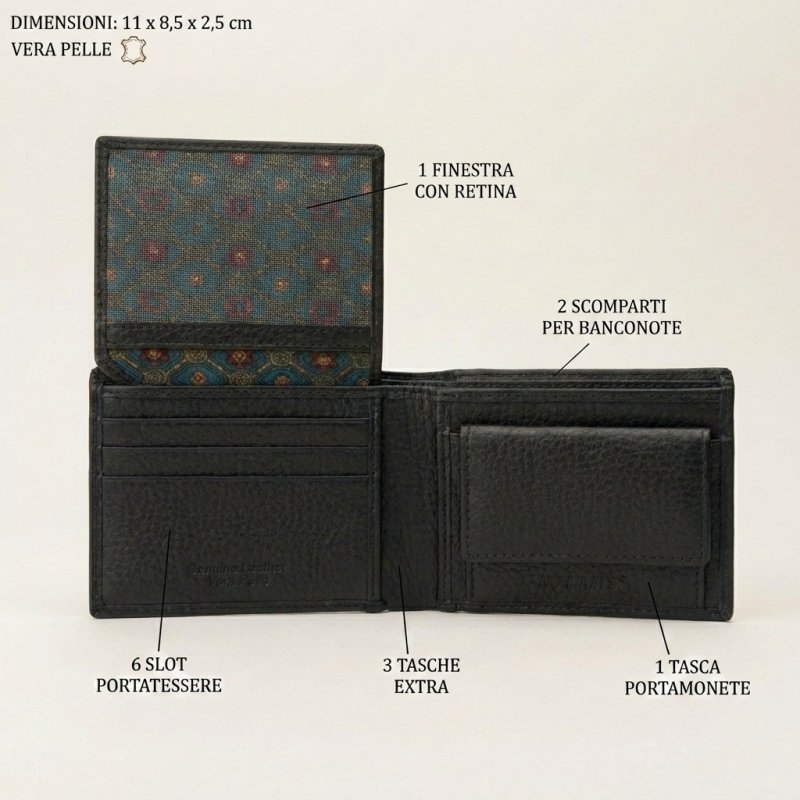 NO LIMITS PORTAFOGLIO UOMO PELLE SLIM 810-992 — vista 31