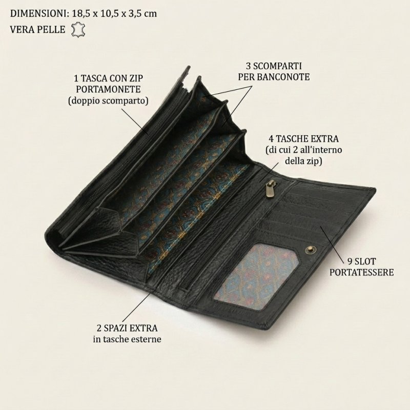 NO LIMITS Women's Genuine Leather Wallet 810-21 — view 31