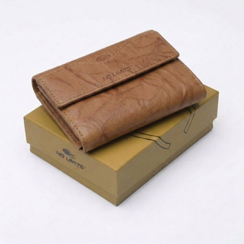 NO LIMITS Women's Genuine Leather Wallet 810-10 — logo detail
