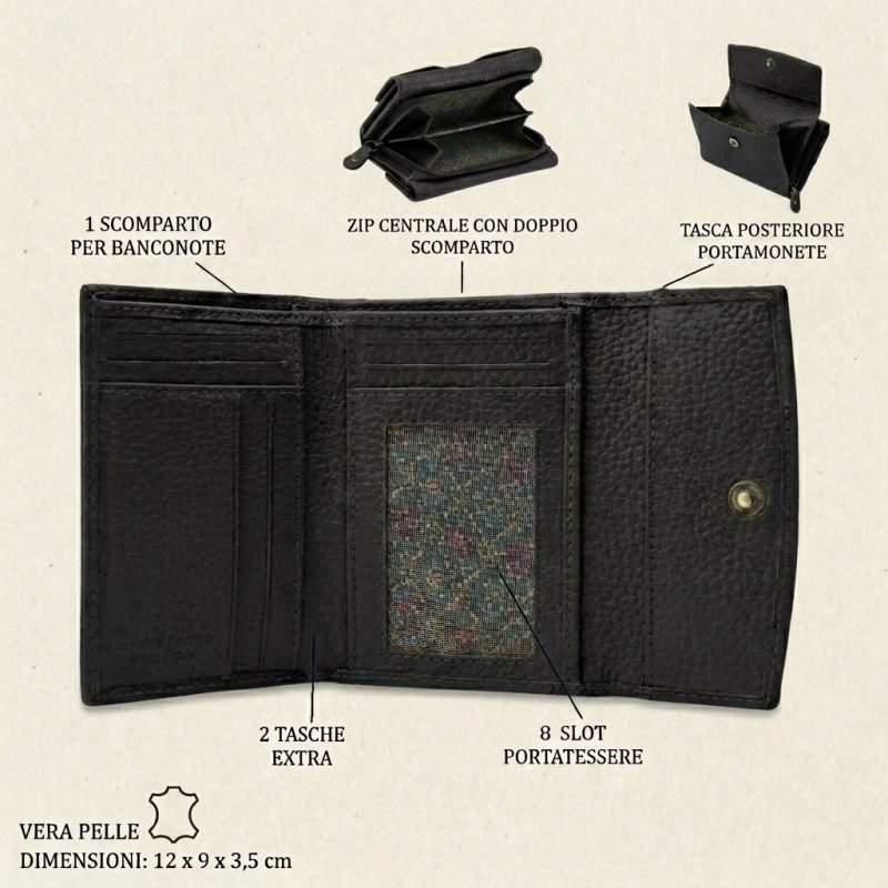 NO LIMITS CARTERA MUJER DE PIEL AUTÉNTICA 810-10 — vista 11