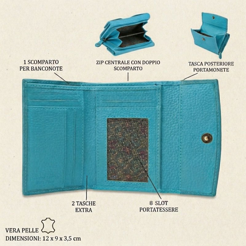 NO LIMITS Women's Genuine Leather Wallet 810-10 — view 17