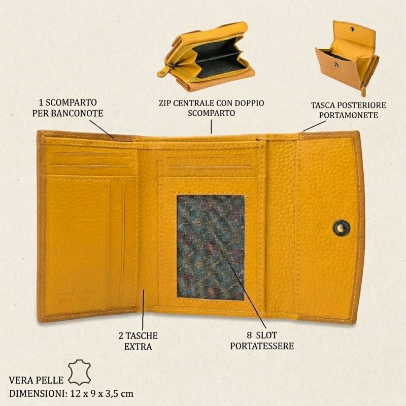 NO LIMITS PORTEFEUILLE FEMME EN CUIR VÉRITABLE 810-10 — vue 20