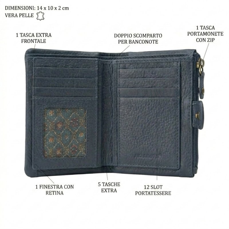 NO LIMITS Women's Genuine Leather Wallet 810-11 — view 37