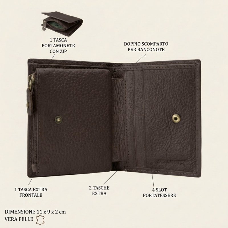 NO LIMITS Women's Genuine Leather Wallet 810-9 — view 39