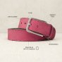 NO LIMITS Men's Vegetable-Tanned Leather Belt 3.5 cm — view 14