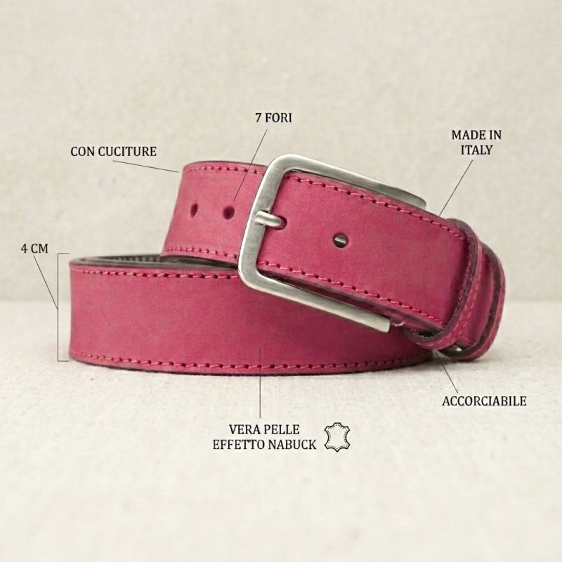 NO LIMITS CINTURA UOMO PELLE 4 CM — vista 14