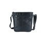 HUNT GRANDE SACOCHE BANDOULIÈRE EN CUIR VÉRITABLE HU512606
