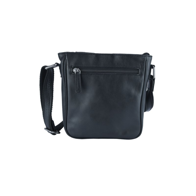 HUNT BOLSO BANDOLERA GRANDE DE PIEL AUTÉNTICA HU512606 — vista frontal