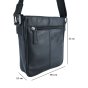 HUNT GRANDE SACOCHE BANDOULIÈRE EN CUIR VÉRITABLE HU512606 — détail