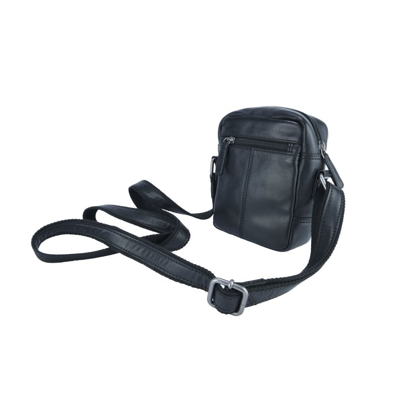 HUNT Small Men's Crossbody Bag In Leather HU512706 — view 9