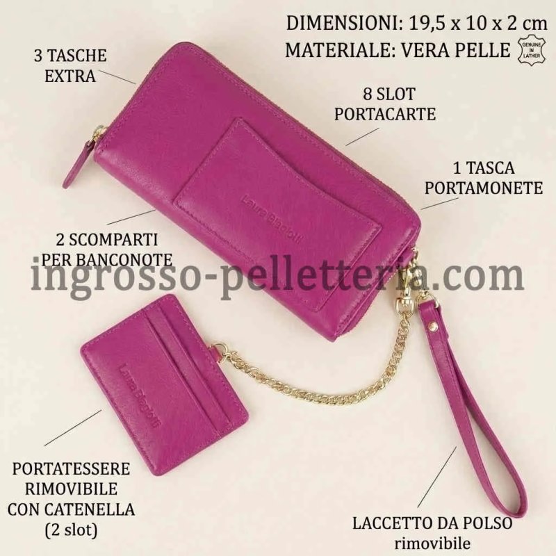 LAURA BIAGIOTTI CARTERA MUJER PIEL LB-760-19 — vista 10