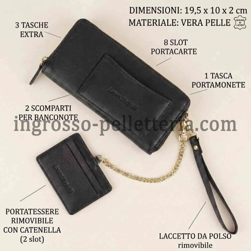 LAURA BIAGIOTTI CARTERA MUJER PIEL LB-760-19 — vista 18