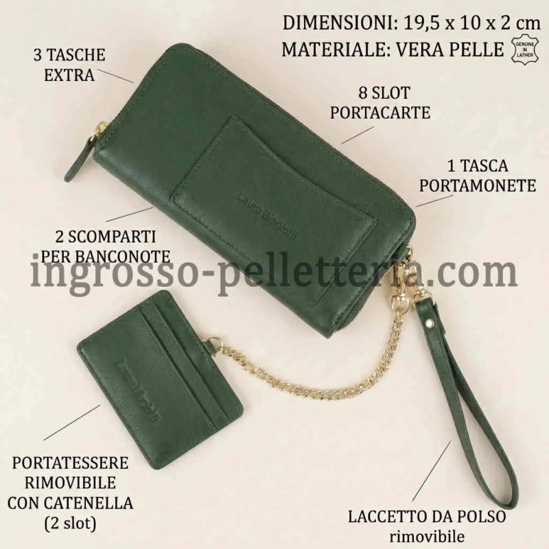 LAURA BIAGIOTTI CARTERA MUJER PIEL LB-760-19 — vista 38