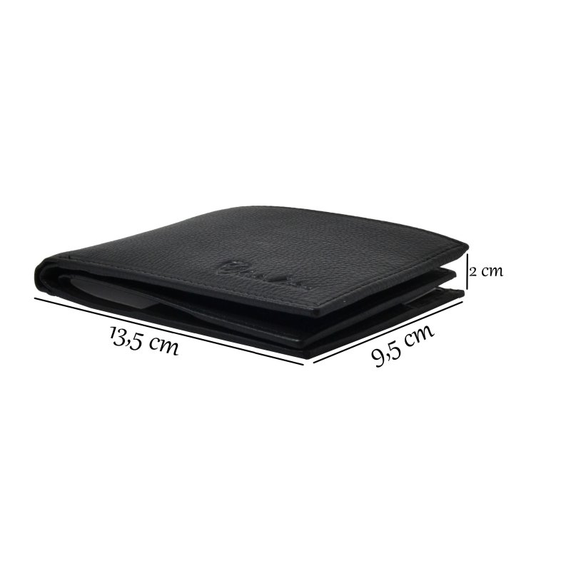 CONTE MASSIMO MEN'S WALLET WITH CHECKBOOK HOLDER 786 — back view