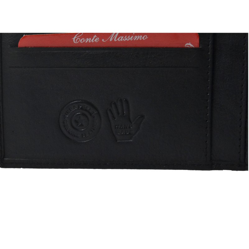 CONTE MASSIMO MEN'S WALLET WITH CHECKBOOK HOLDER 786 — view 7