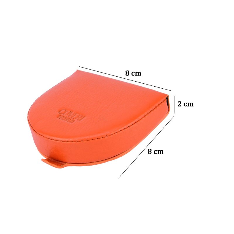 COVERI LEATHER COIN PURSE 4434 — front view