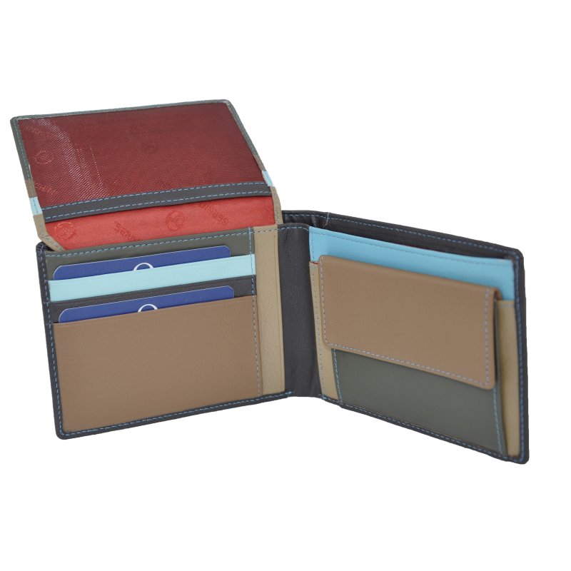 SERGIO TACCHINI CARTERA HOMBRE MULTICOLOR MC-85 — vista 13